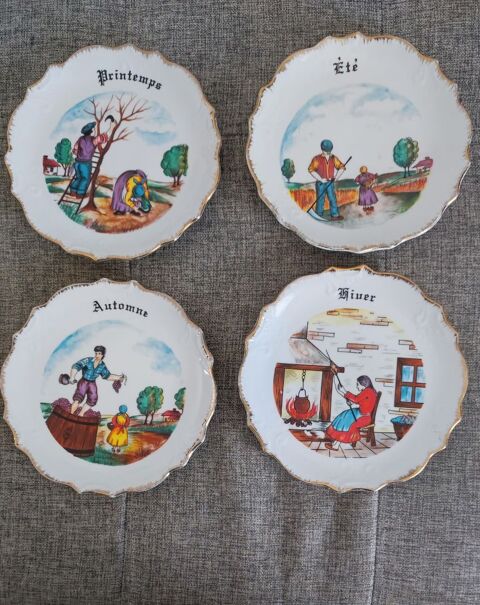 Anciennes assiettes 8 Blaringhem (59)