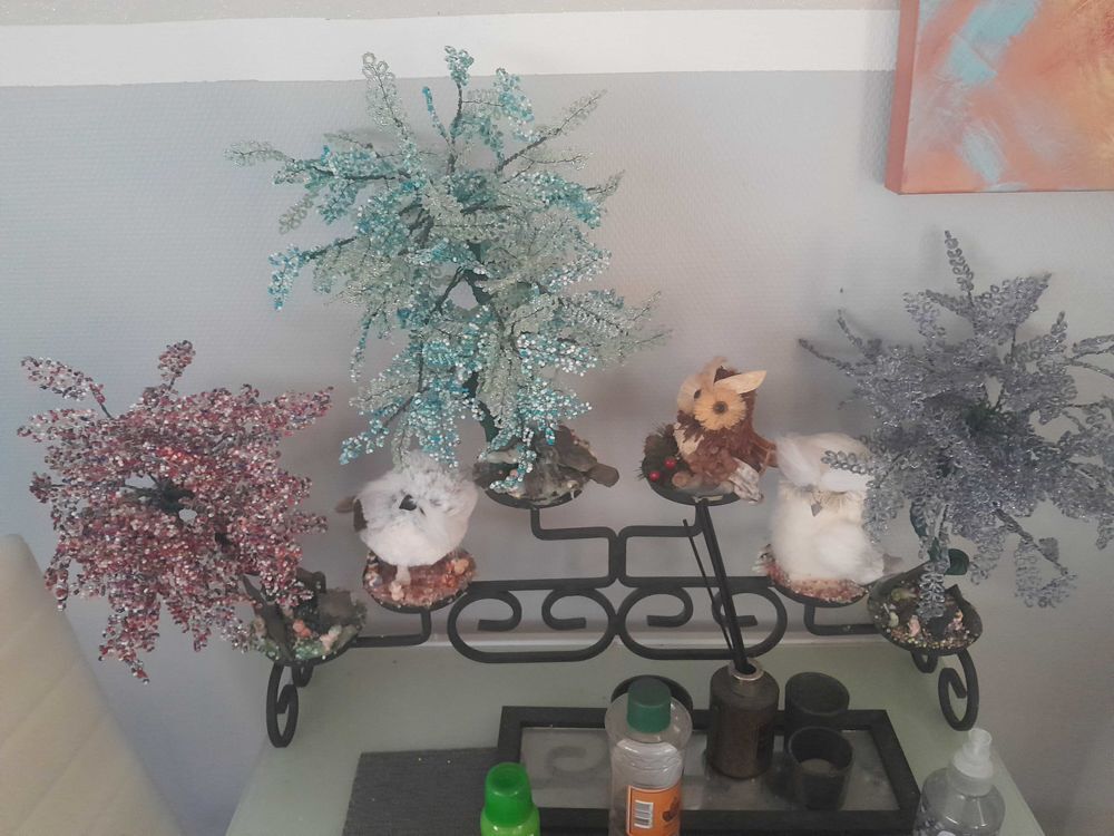 arbre en perle Décoration
