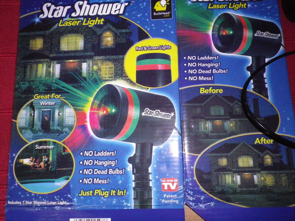  2 PROJECTEURS LASER 1 MAGIC DECO + 1 STAR SHOWER Décoration