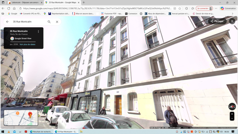  Appartement  louer 1 pice 9 m Paris