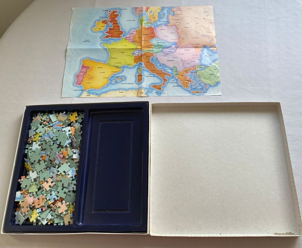 Puzzle carte de l'Europe des nations Pom Alo + poster Jeux / jouets