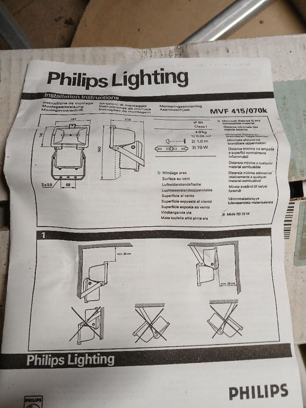 PROJECTEUR EXTERIEUR Bricolage