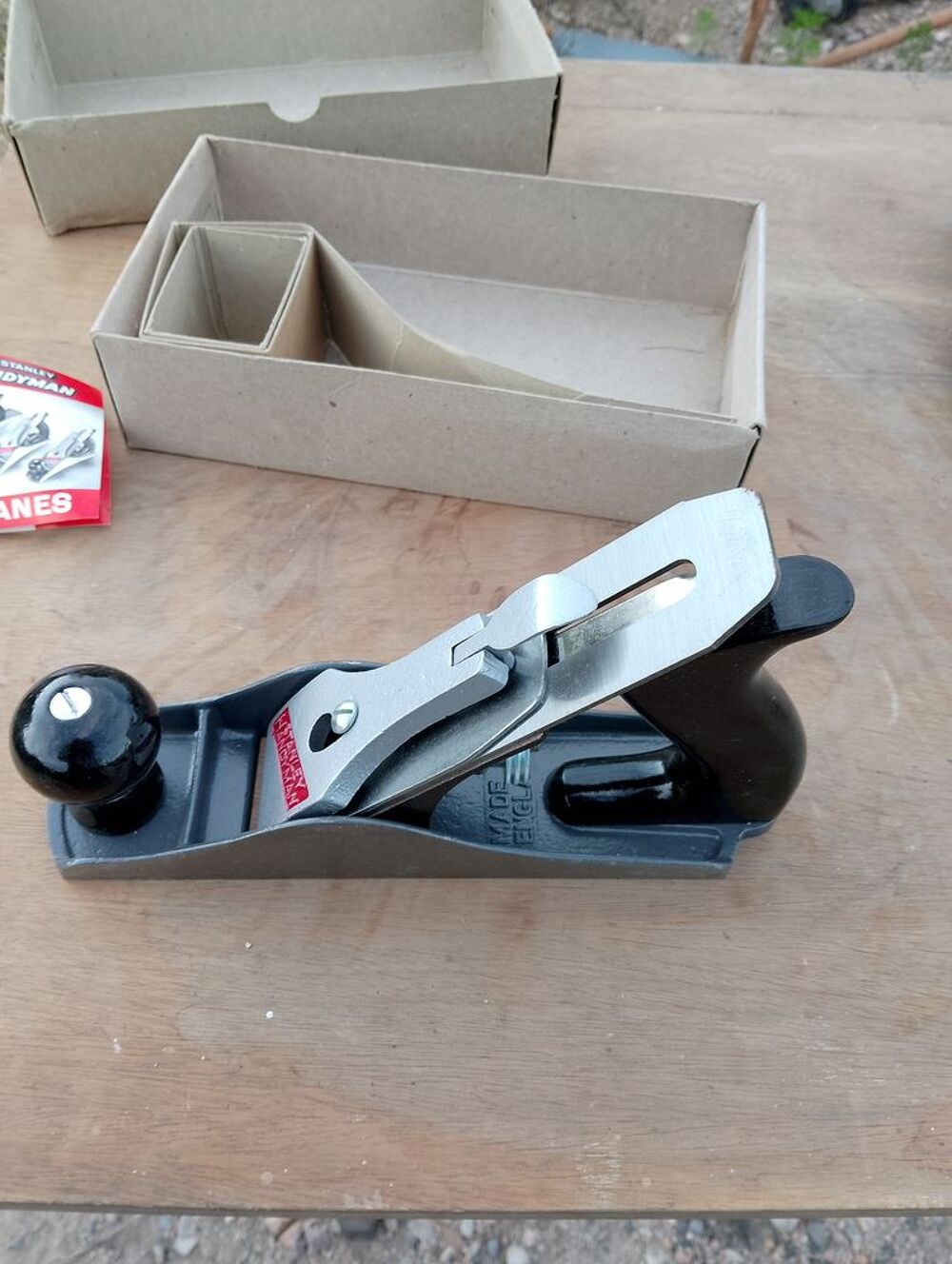 STANLEY rabot etabli en boite Sheffield H1203 handyman Bricolage