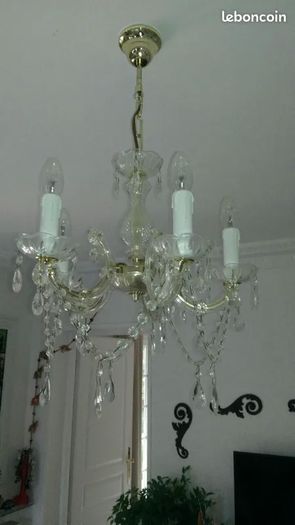 lustre pampilles Décoration