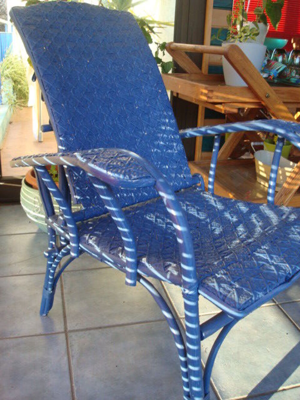 FAUTEUIL en rotin Vintage Meubles