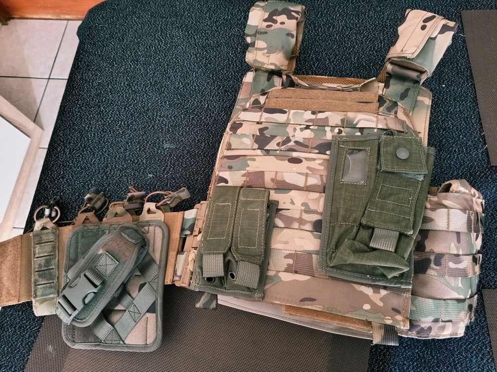 kit balistique complet et veste de combat 
