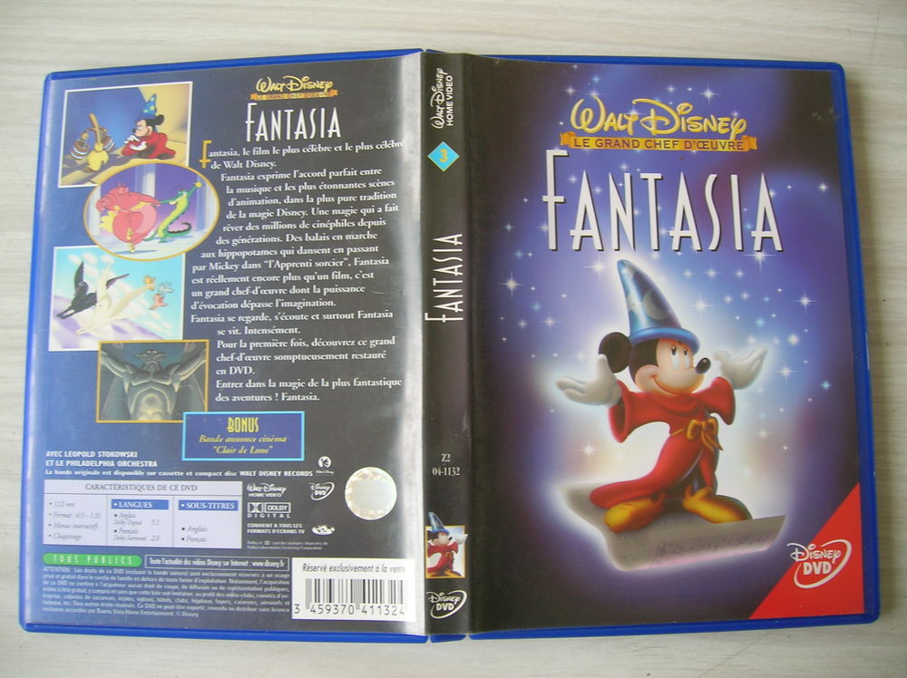 DVD FANTASIA Collection W. Disney DVD et blu-ray