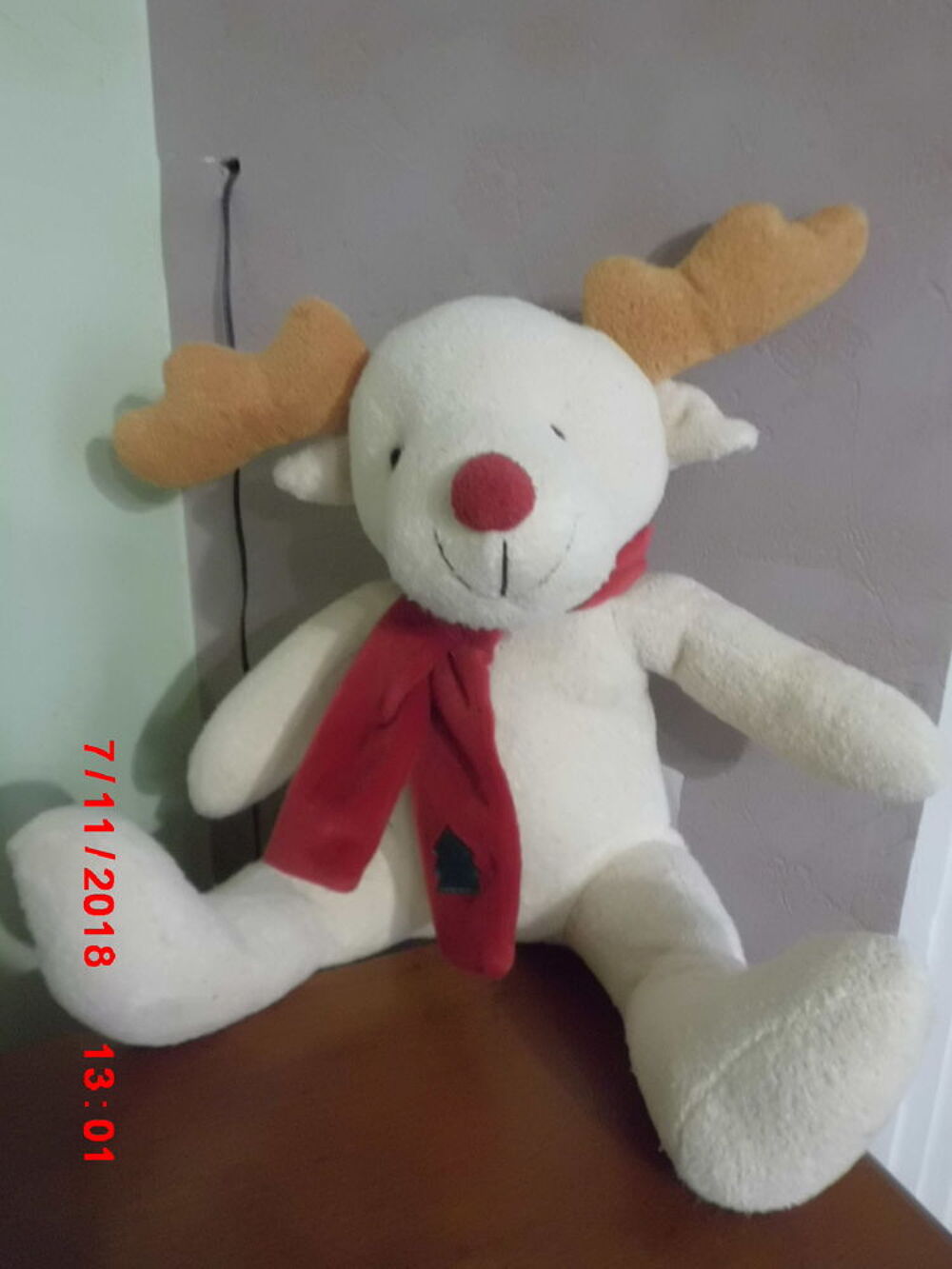 PELUCHE RENNE ECRU CIAD Jeux / jouets
