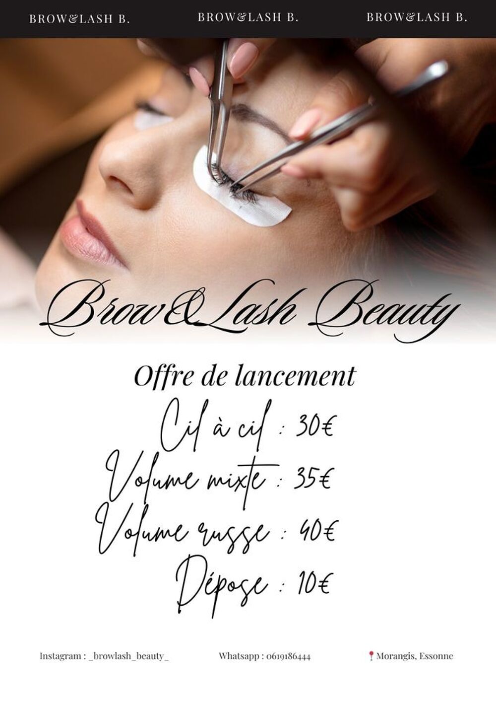   Extensions de cils 