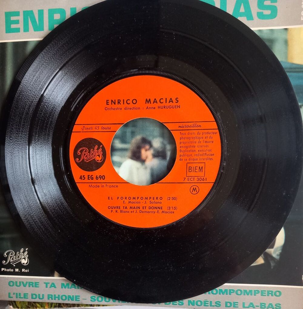 ENRICO MATHIAS / DISQUE VYNIL 45 TOURS / CD et vinyles