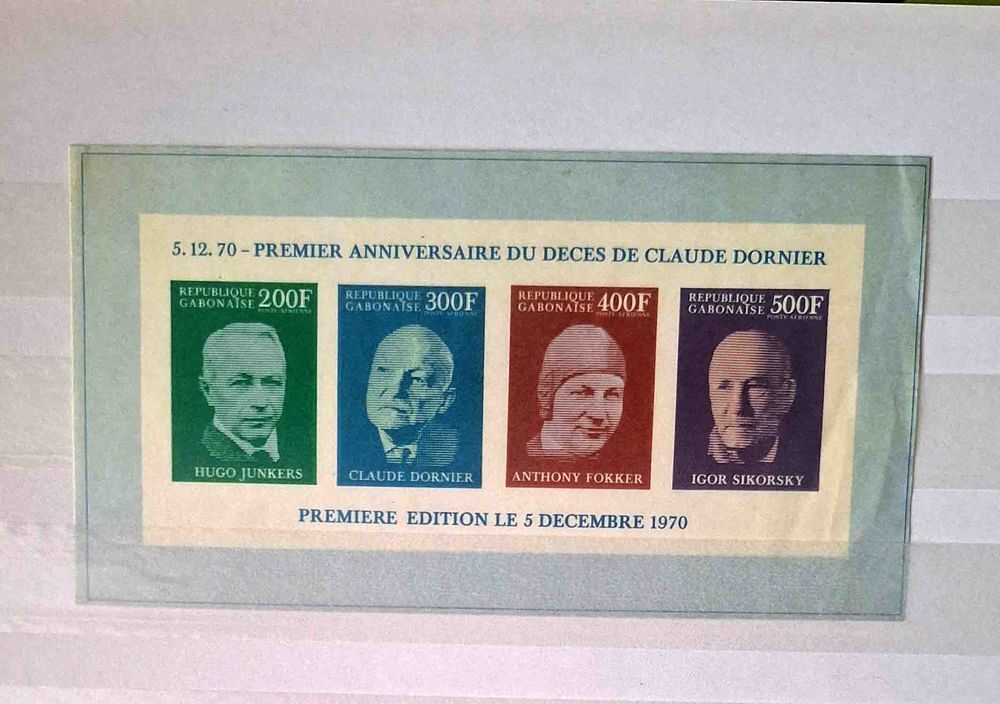 S&eacute;rie de timbres de collection du Gabon 