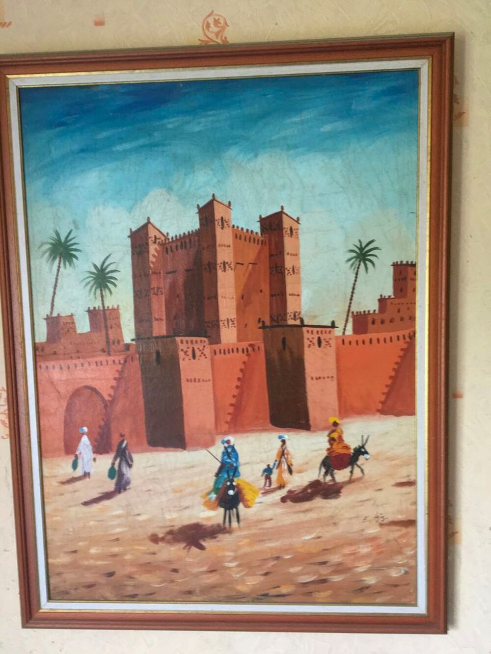 LOT DE 3 BEAUX TABLEAUX MAGREBINS Décoration