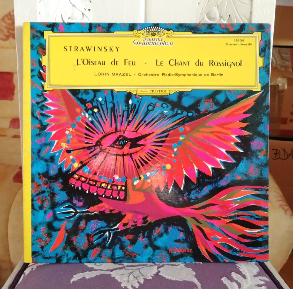 LP STRAVINSKY : L'oiseau de feu - Lorin MAAZEL - DG 138 006 CD et vinyles
