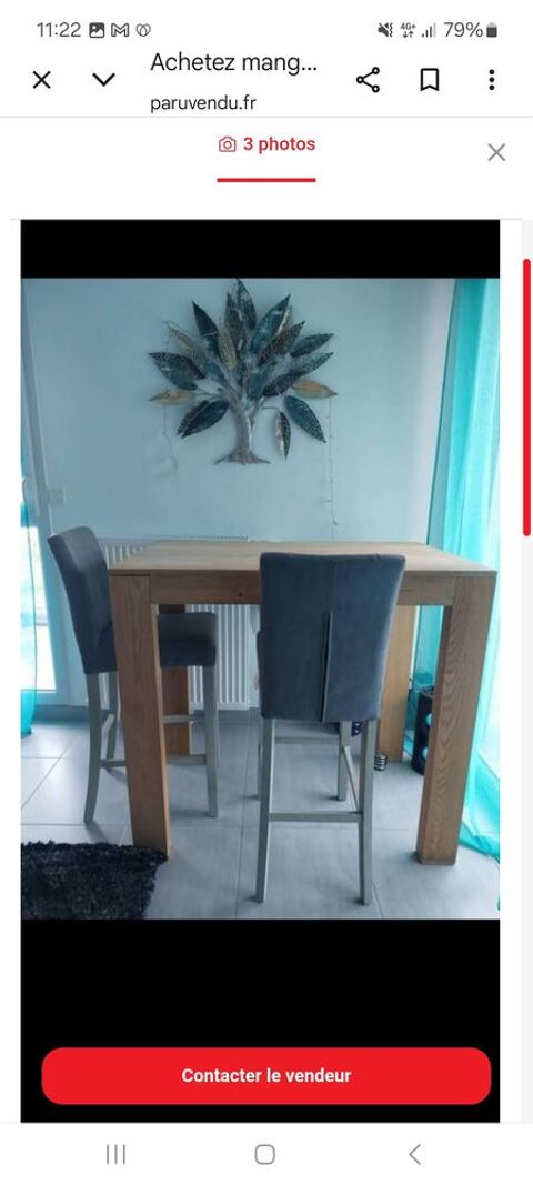 Ensemble mangé debout et 2 chaises hautes 250 Lux (71)