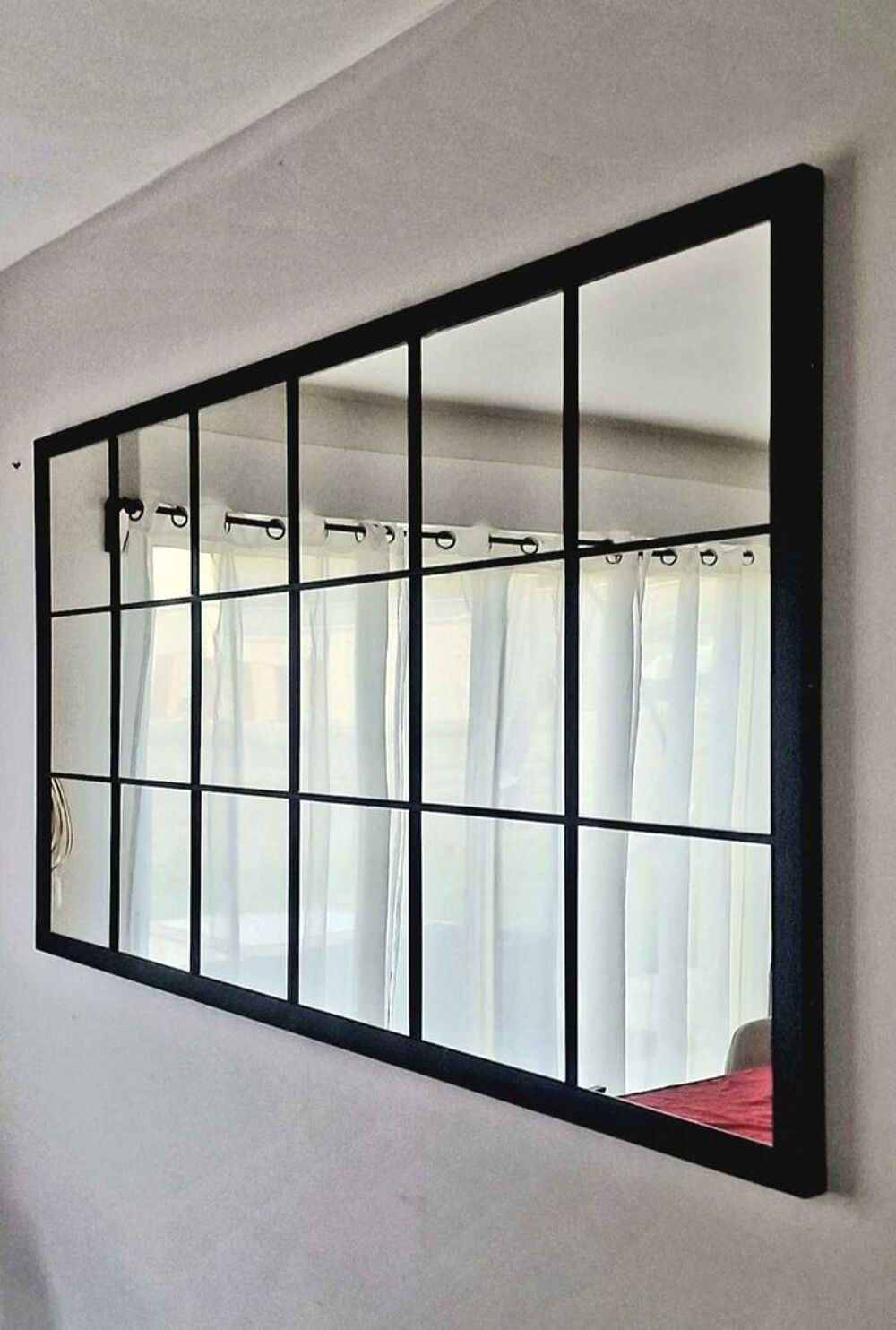 Grand miroir industriel 1mx2m Décoration