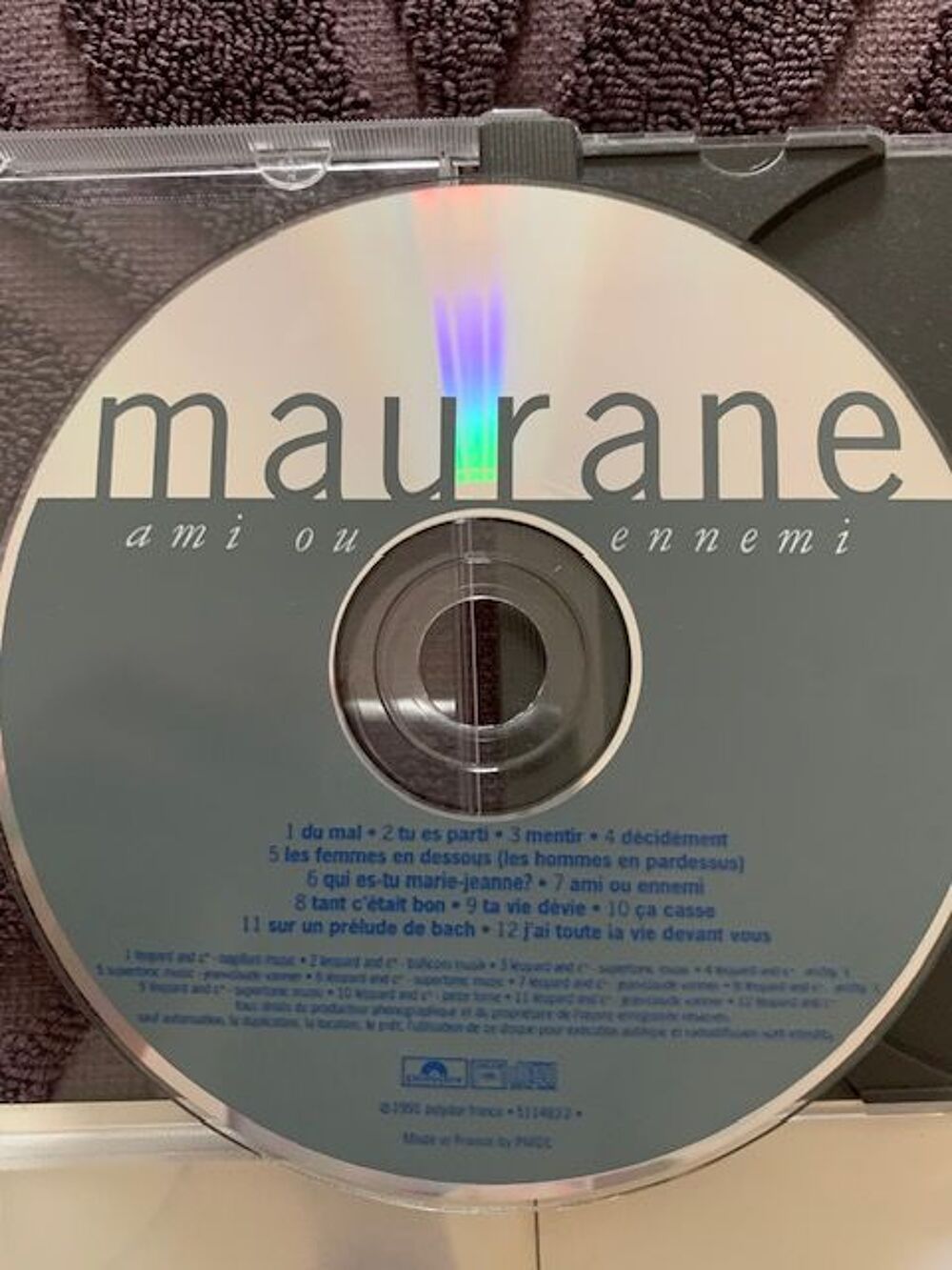 CD musique MAURANE. Album : Ami ou ennemi CD et vinyles