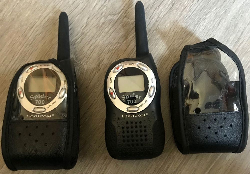 2 Talkie Walkie LOGICOM Spider 700 6 canaux Téléphones et tablettes