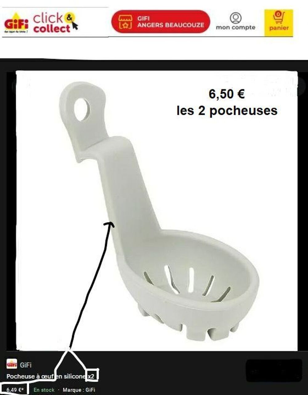4 pocheuses &agrave; oeufs NEUVES > silicone > bo&icirc;tes originales Cuisine