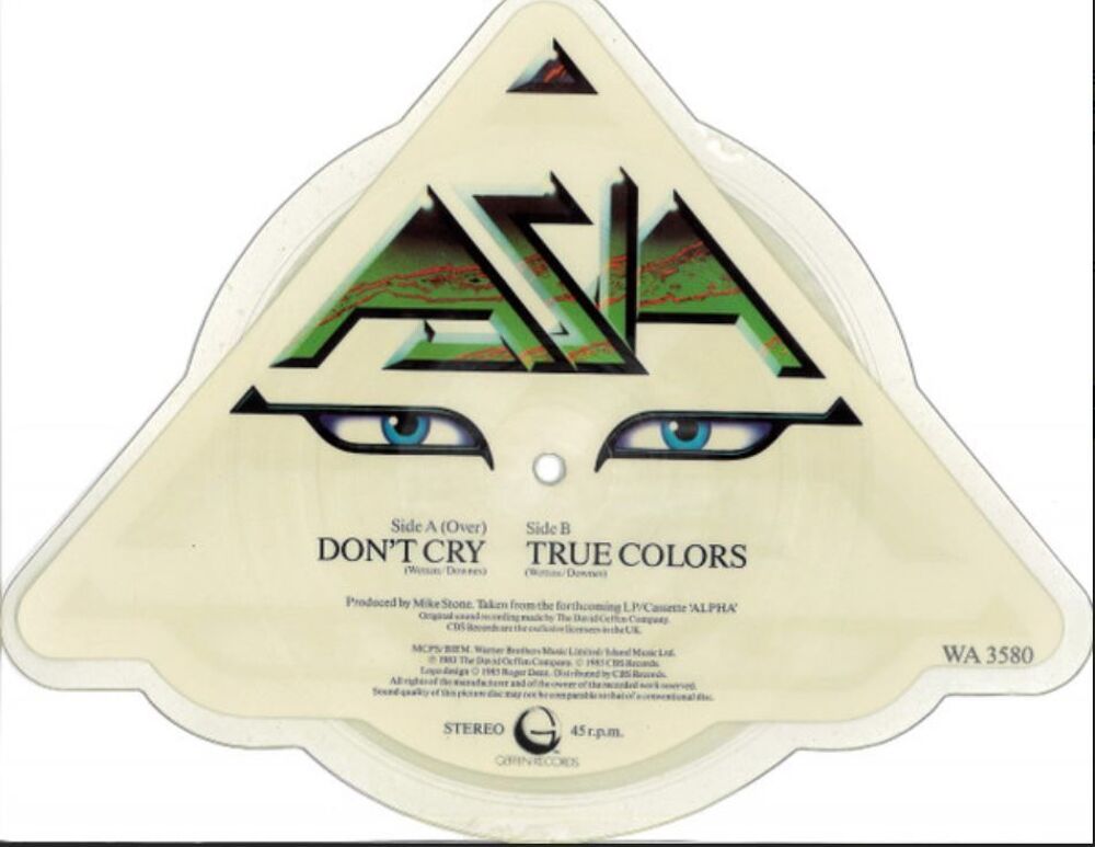 disque vinyle pop Asia don't cry CD et vinyles