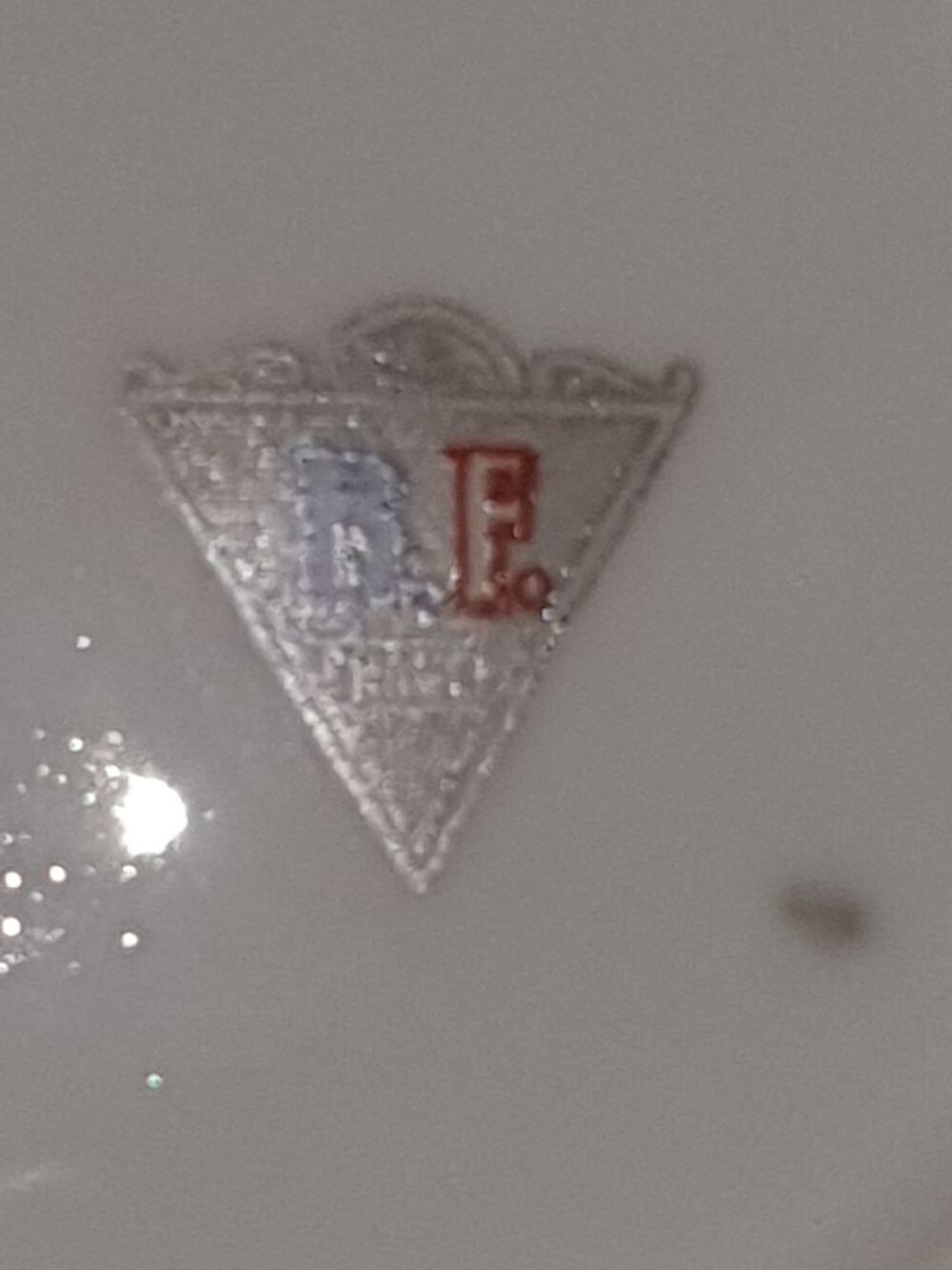 Service de table ancien fa&iuml;encerie fran&ccedil;aise BF France Cuisine