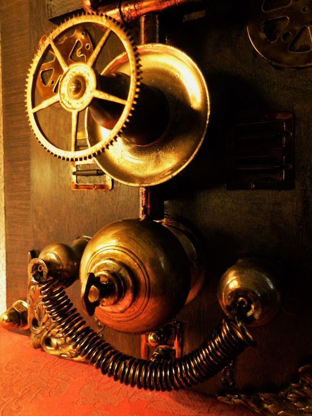 Tableau "ELECTRICAL PANEL OF THE FUTURE" Steampunk Décoration