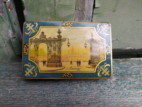 Ancienne Boite Publicitaire Bergamotes  Nancy Maison Louyot 25 Loches (37)