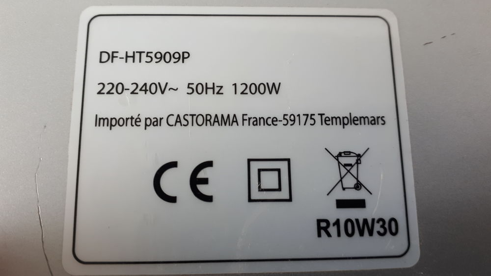 Radiateur soufflant c&eacute;ramique Electroménager
