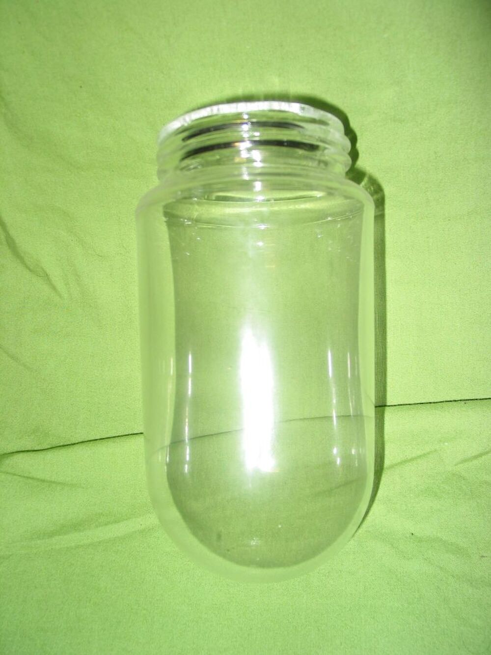 1 UN GLOBE OBUS VERRE SOUFFL&Eacute; COL DE CYGNE LAMPE DE COUR ATE Bricolage
