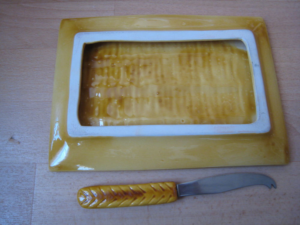 Plateau &agrave; fromage et son couteau Vintage - (NH78) Cuisine
