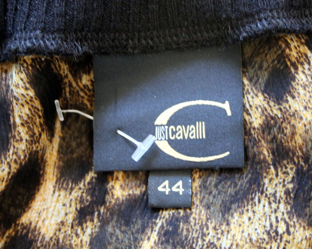 Top blouse soie l&eacute;opard ROBERTO CAVALLI T.M (38/40 Fr) Vêtements