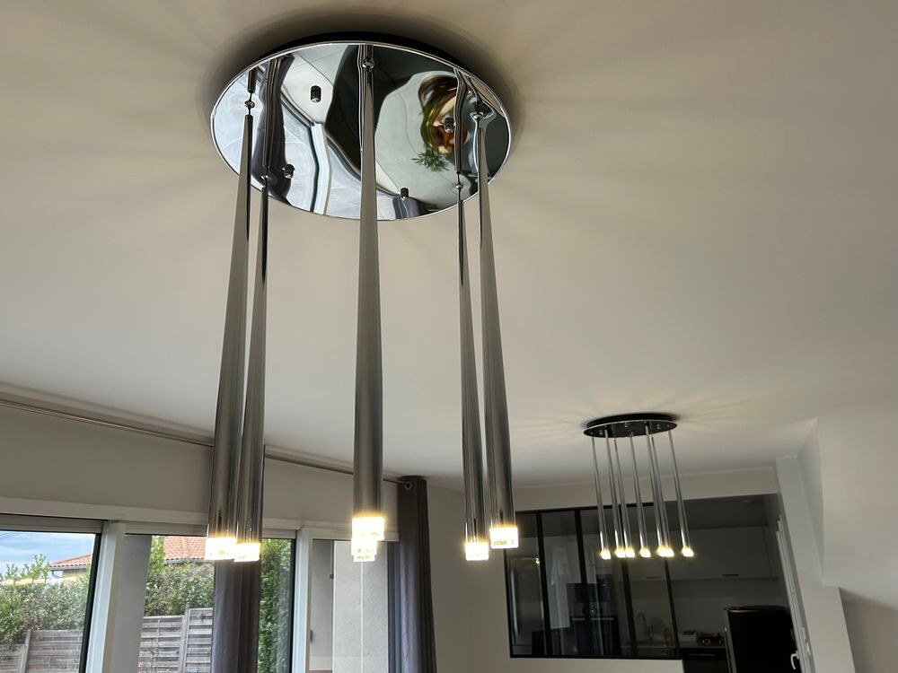 Paire Lustres Design Décoration
