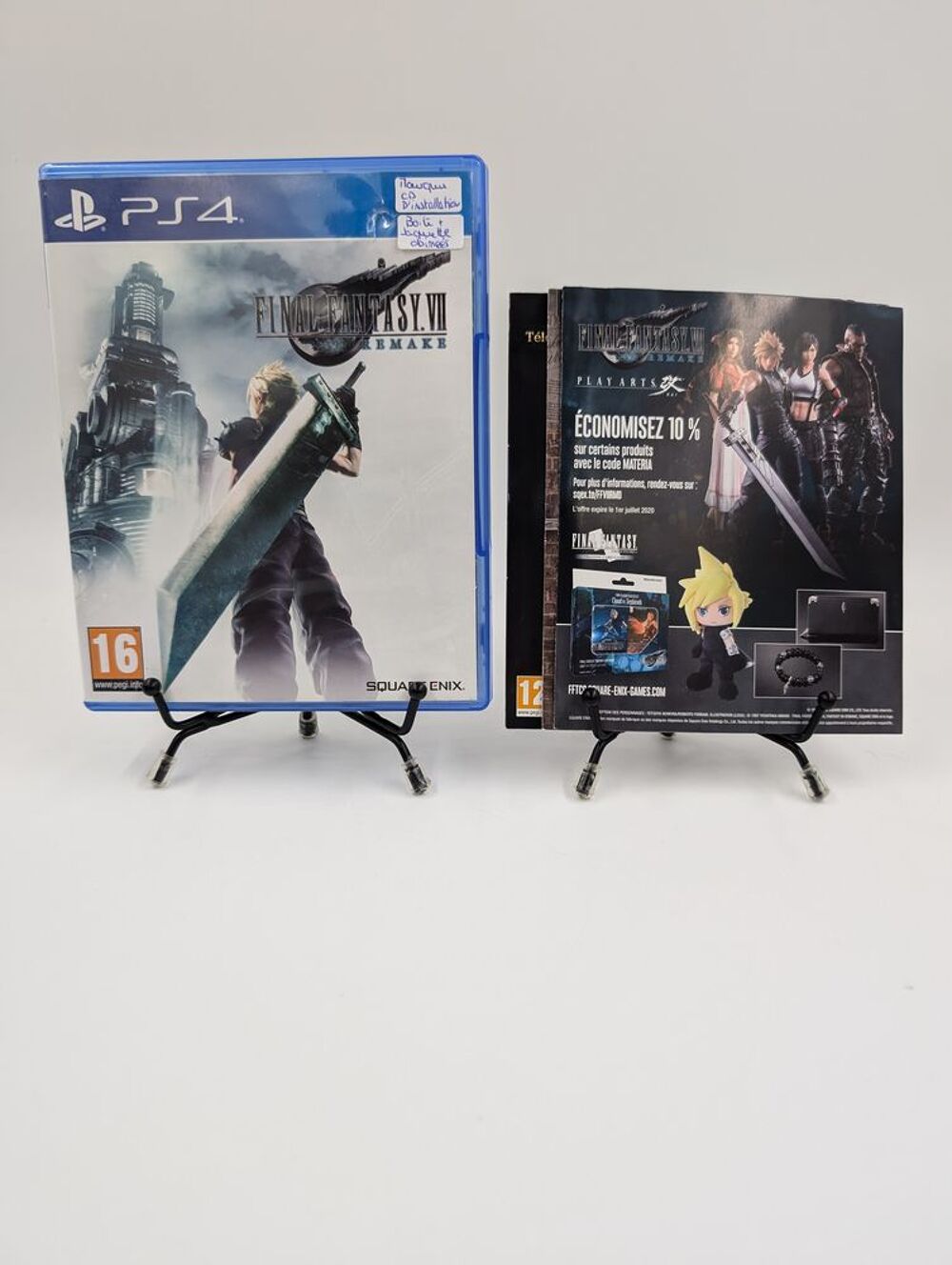 Jeu Playstation 4 Final Fantasy VII Remake en boite, complet Consoles et jeux vidéos