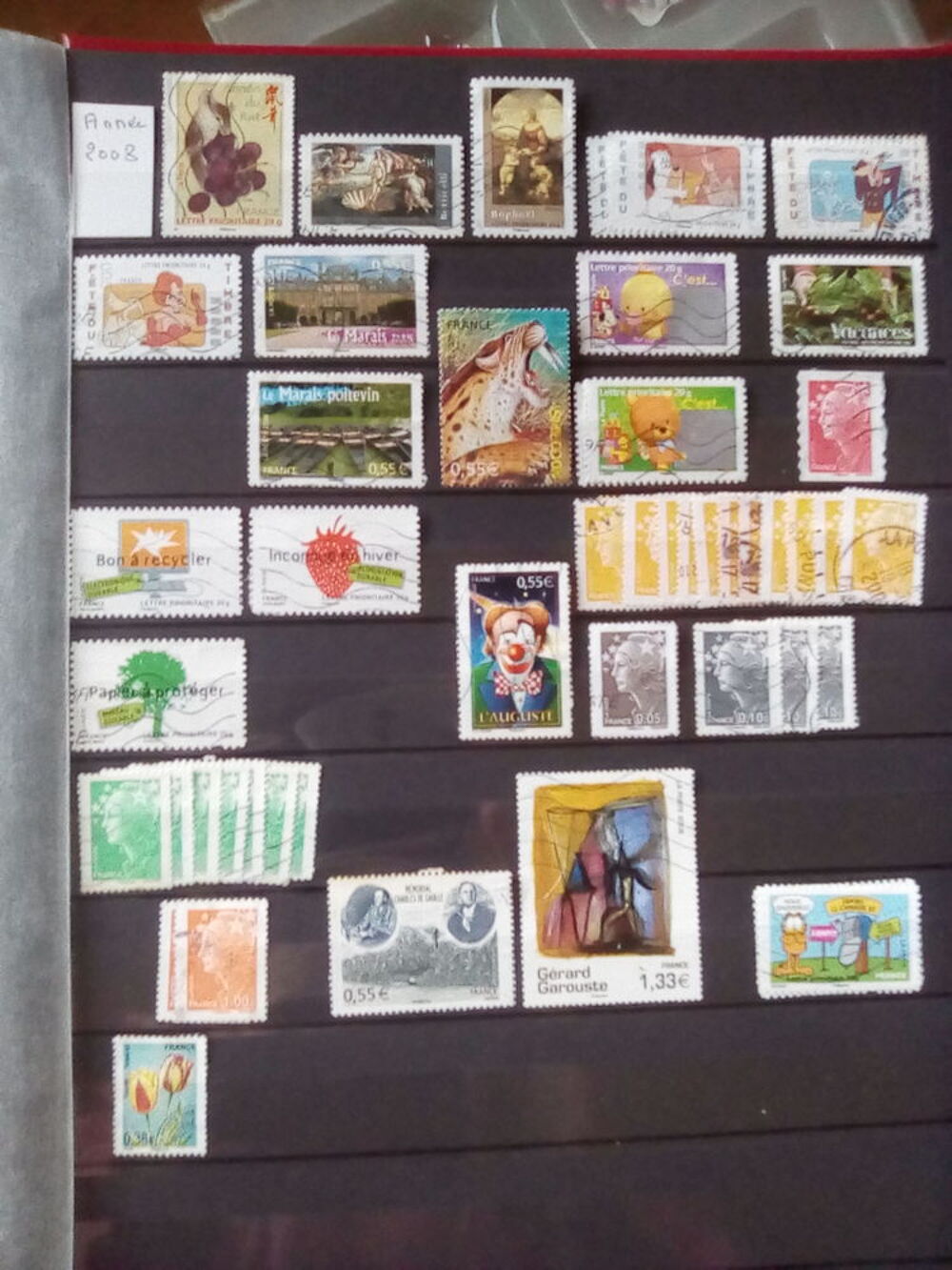 Timbres France 2008 