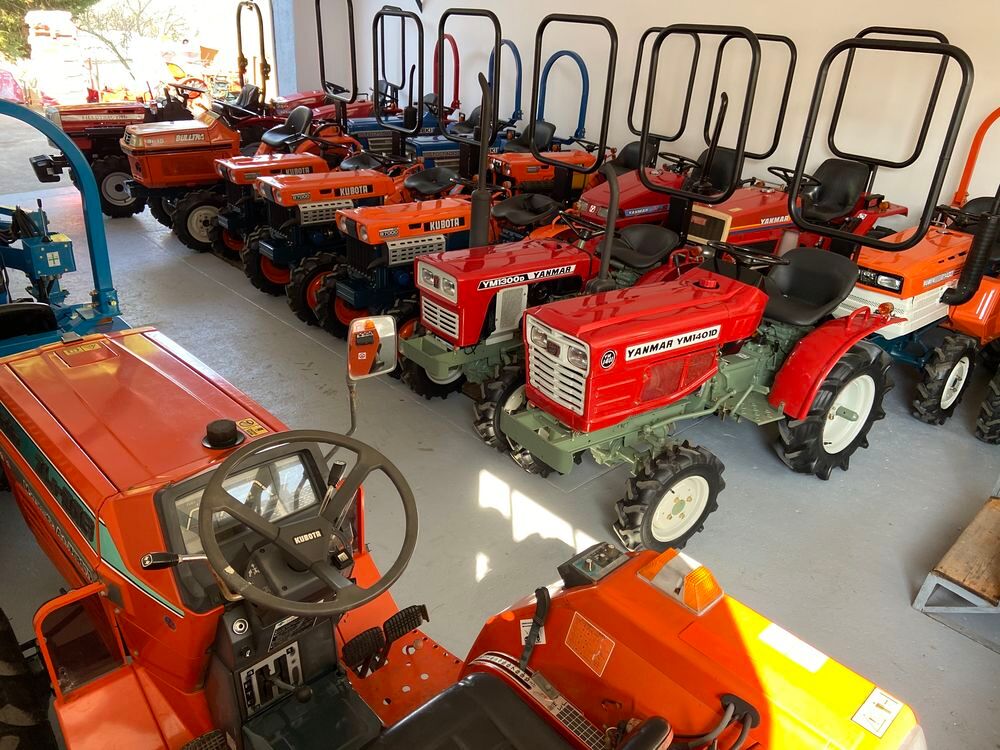 Micro tracteurs d occasion Kubota, Iseki, Yanmar.
Jardin