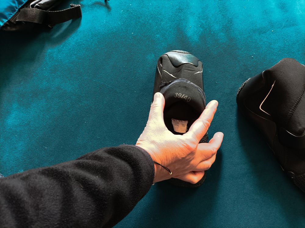 Chausson montant de kayak Chaussures