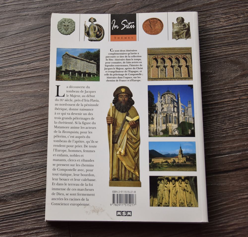 Chemins de Saint Jacques de Compostelle. Etat NEUF. Livres et BD