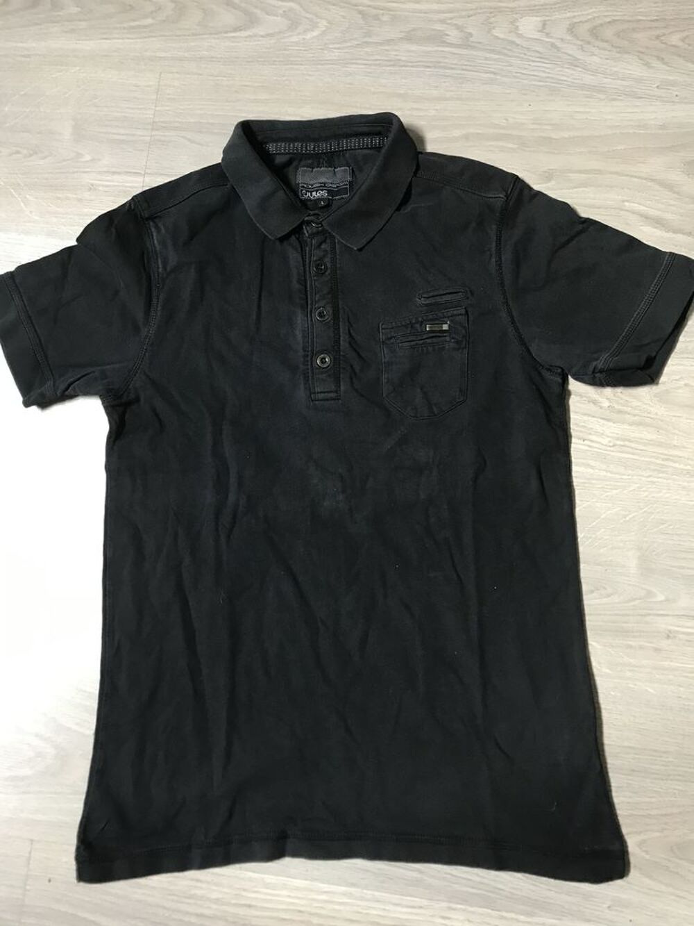 POLO NOIR Taille L JULES Vêtements