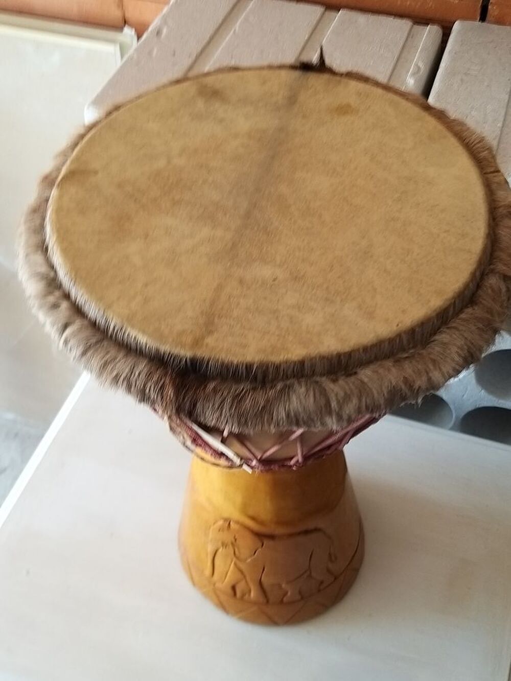 V&eacute;ritable Djumb&eacute; Africain Artisanal Instruments de musique