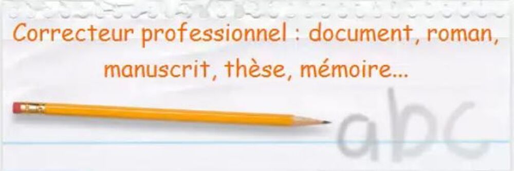   Relecteur professionnel de documents en français  