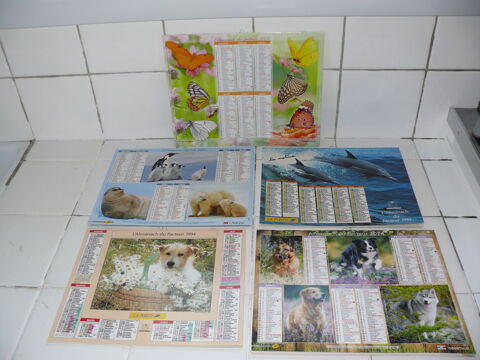 Calendriers thme  ANIMAUX  5 Saintes (17)