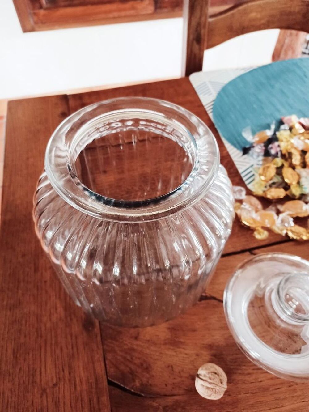 Bonbonni&egrave;re en verre Décoration