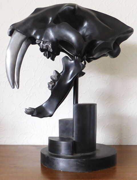 Sculpture art dco Smilodon 650 Roubaix (59)