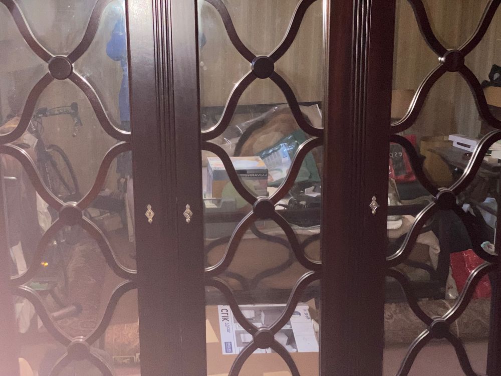 lit 2 personnes encadrement bois +armoire assortie Meubles