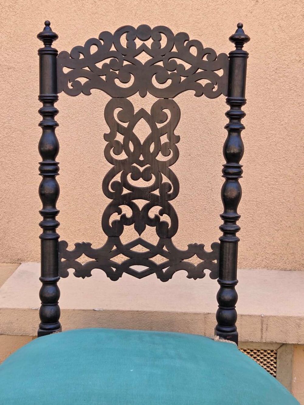 Chaise prie dieu en tissu et bois Meubles
