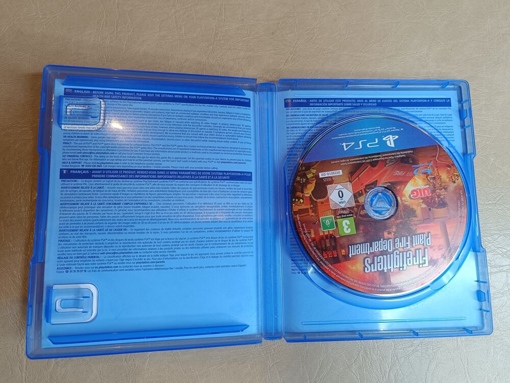 Jeux PS4 Firefighters Plant Fire Departement +3 Playstation Consoles et jeux vidos