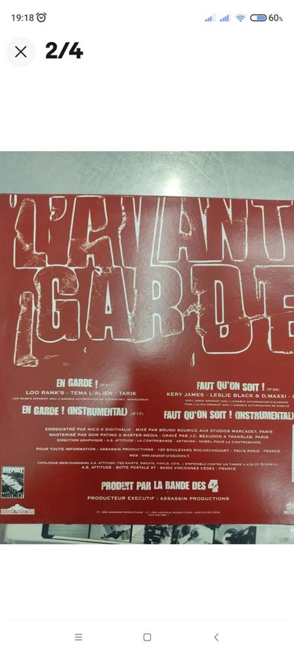 Vinyl RAP FRAN&Ccedil;AIS. CD et vinyles