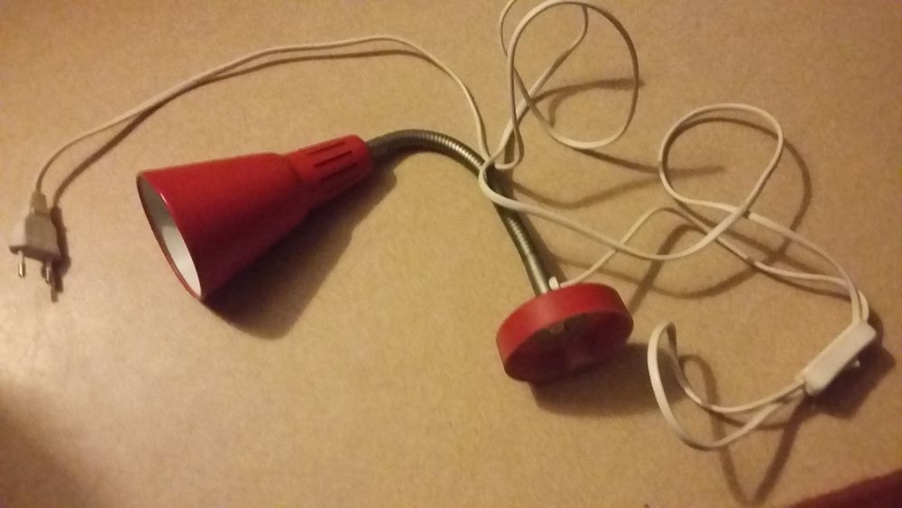 Lampe de bureau rouge Chaussures