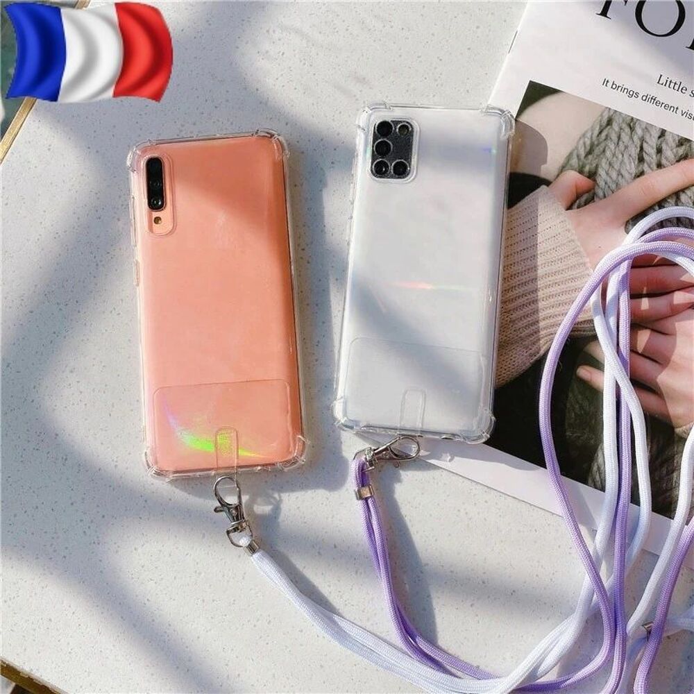 Tour de cou r&eacute;glable universel pour t&eacute;l&eacute;phone 1,50m Bijoux et montres