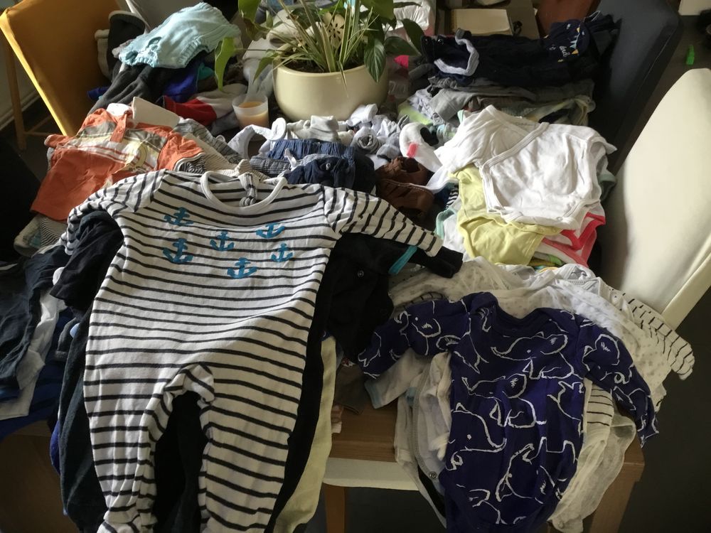 Lot de 120 v&ecirc;tements gar&ccedil;ons b&eacute;b&eacute; 3 mois 
Vêtements enfants