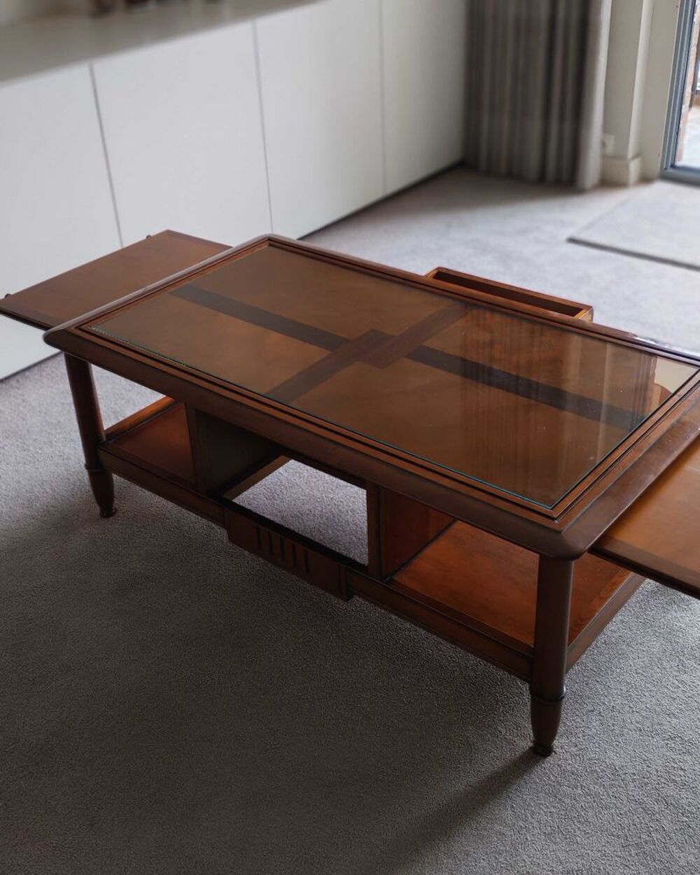 Grande+table+de+salon+en+merisier Meubles